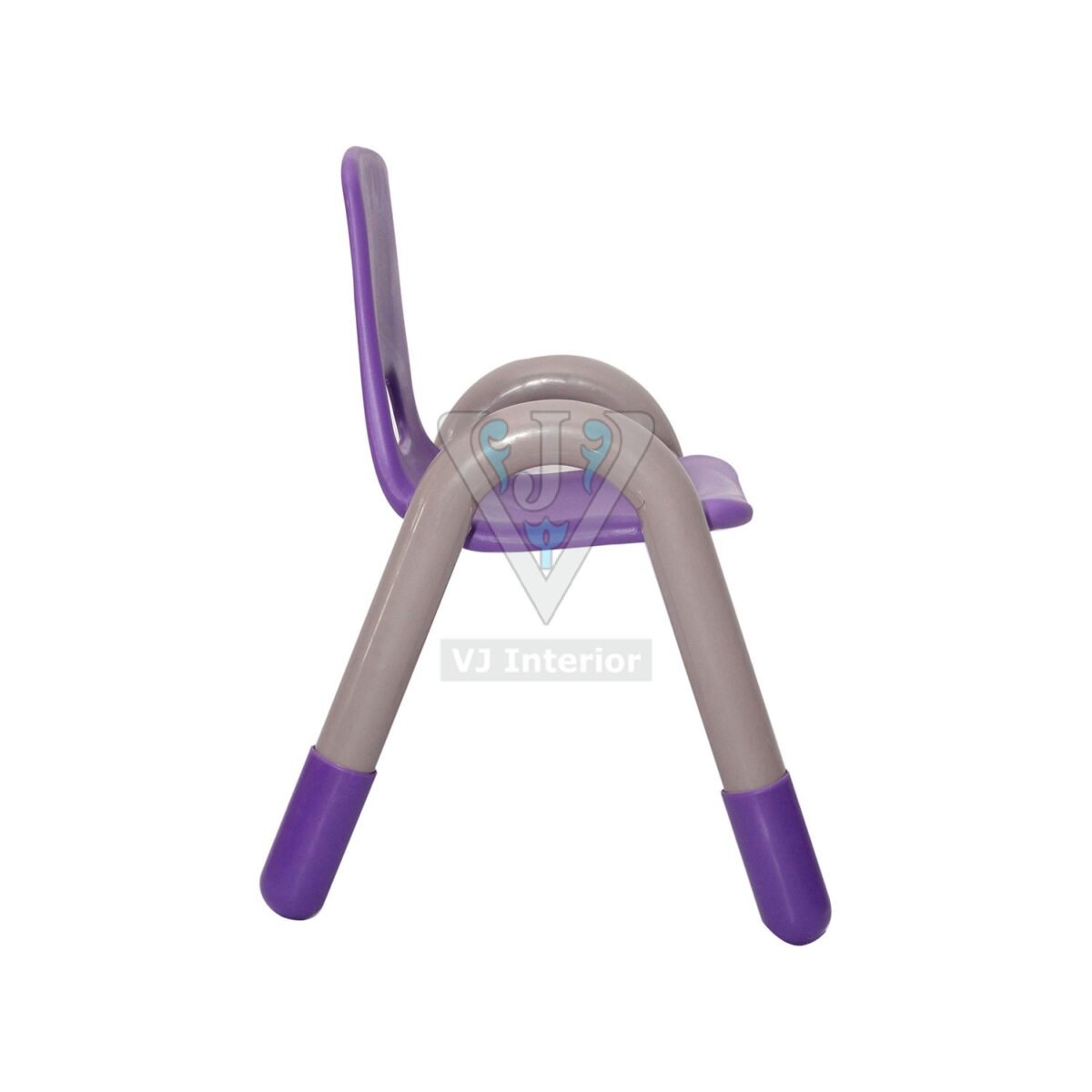 THE VOLVER ENGINEERING PLASTIC KIDS CHAIR PURPLE VJ Interior