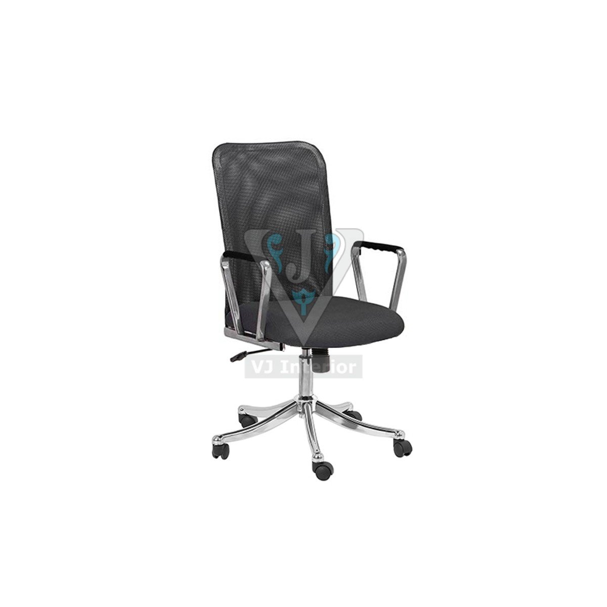 Dual Color Mesh Fabric Office Visitor Chair Online At- VJ Interior